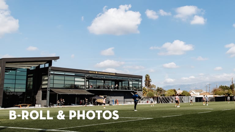 LAFC media hub broll photos