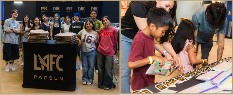 Community LAFC x Bresee Backpack drive