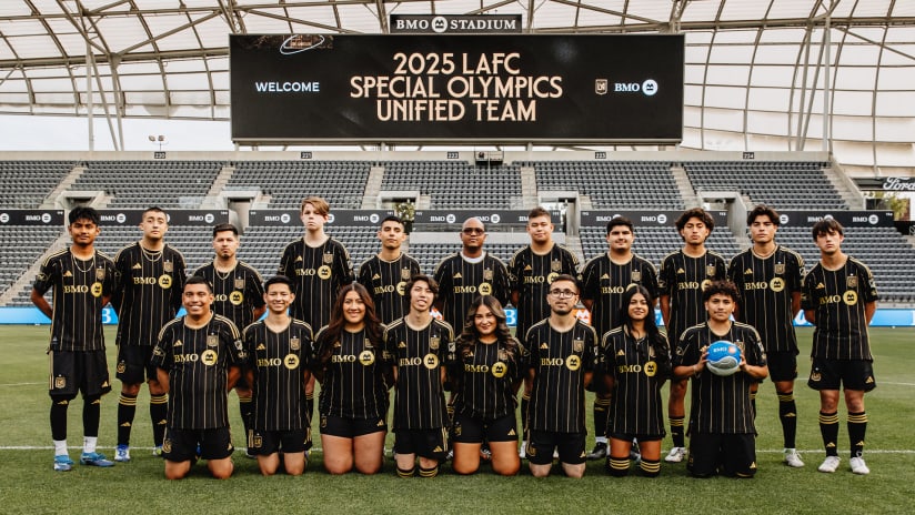 2025 LAFC Unified team photo