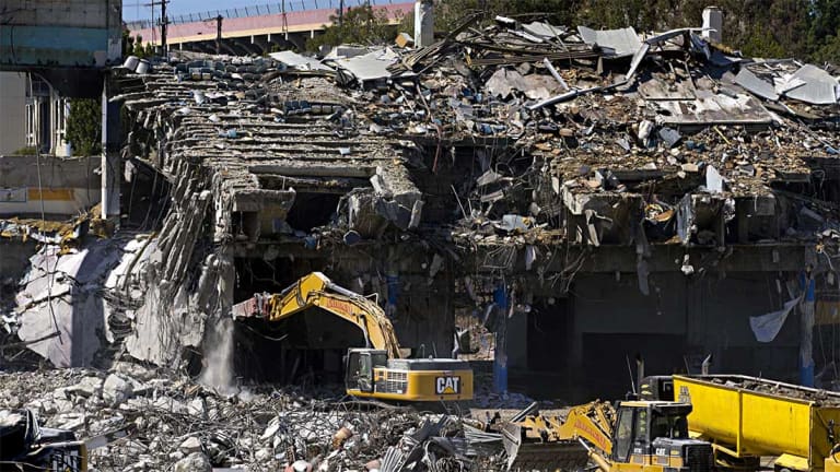 Sports Arena Demolition -