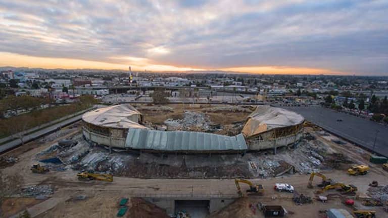 Sports Arena Demolition -