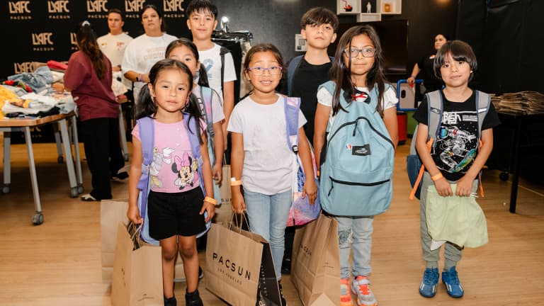 LAFC Foundation Bresees backpack drive