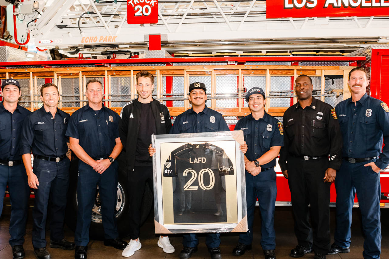 LAFC LAFD Fire jersey Thomas Hasal