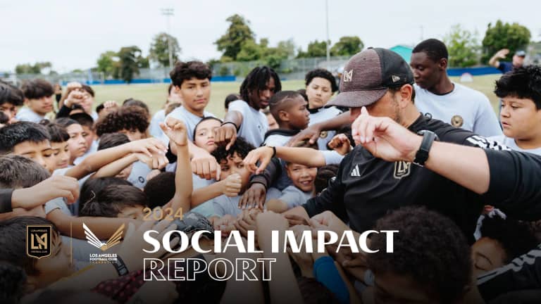 2024 LAFC Social Impact Report cover