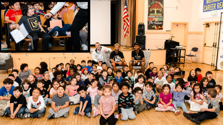 LAFC Foundation reading event 2025