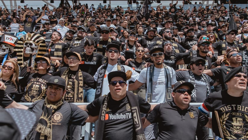 Supporters In North End At LAFC Open House 2018 IMG