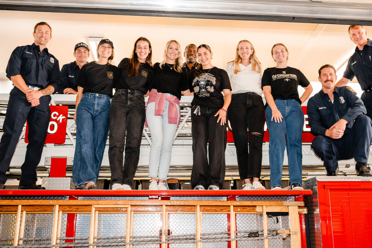 LAFC Fire Station 20 dinner truck 2025