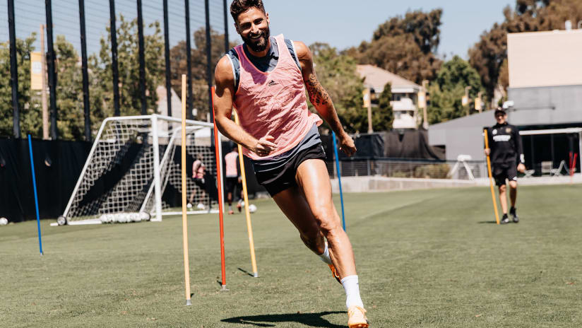 Olivier Giroud LAFC training 080624