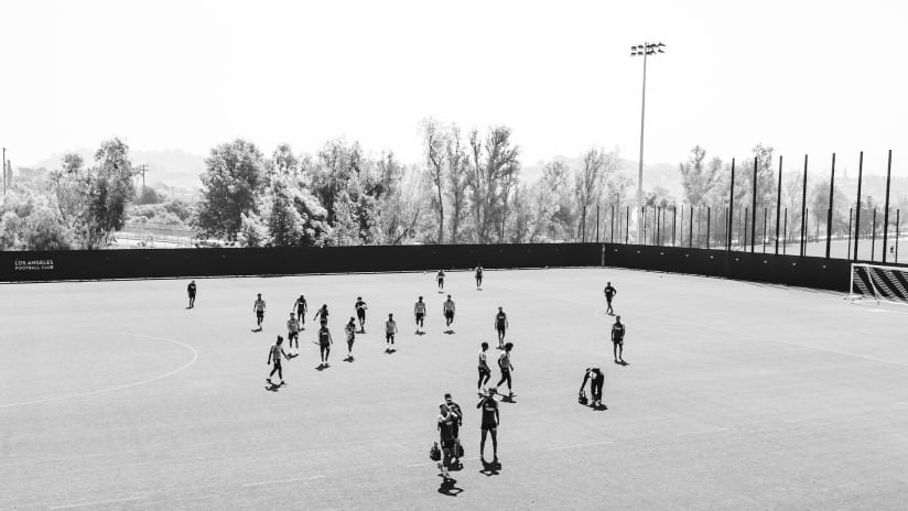 03202024 LAFC training black and white