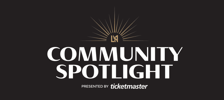 LAFC community spotlight 2024 logo